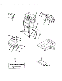 Engine parts for Craftsman Front-Engine Lawn Tractor 917270642 from AppliancePartsPros.com