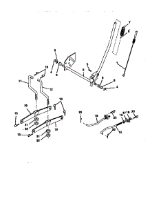 Lift Assembly parts for Craftsman Front-Engine Lawn Tractor 917270642 from AppliancePartsPros.com