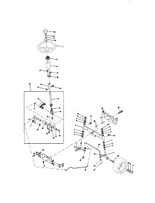 Steering Assembly parts for Craftsman Front-Engine Lawn Tractor 917270643 from AppliancePartsPros.com