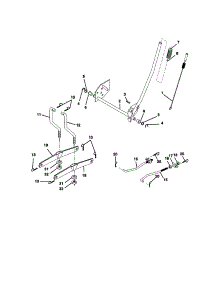 Lift Assembly parts for Craftsman Front-Engine Lawn Tractor 917270643 from AppliancePartsPros.com