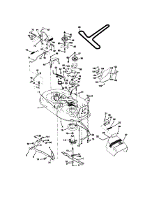 Mower Deck parts for Craftsman Front-Engine Lawn Tractor 917270643 from AppliancePartsPros.com