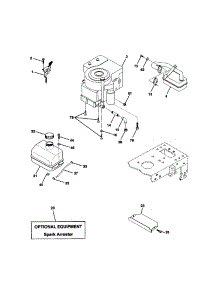 Engine parts for Craftsman Front-Engine Lawn Tractor 917270650 from AppliancePartsPros.com