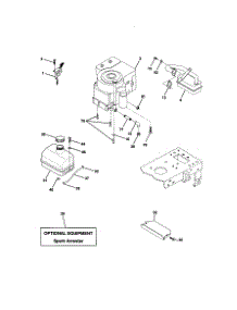 Engine parts for Craftsman Front-Engine Lawn Tractor 917270651 from AppliancePartsPros.com