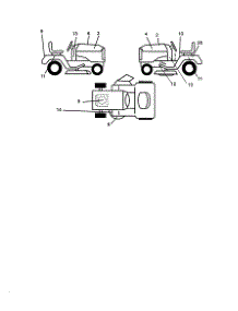 Decals parts for Craftsman Front-Engine Lawn Tractor 917270651 from AppliancePartsPros.com