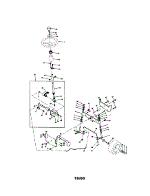 Steering Assembly parts for Craftsman Front-Engine Lawn Tractor 917270653 from AppliancePartsPros.com