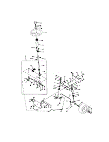Steering Assembly parts for Craftsman Front-Engine Lawn Tractor 917270654 from AppliancePartsPros.com