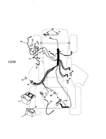 Electrical parts for Craftsman Front-Engine Lawn Tractor 917270662 from AppliancePartsPros.com