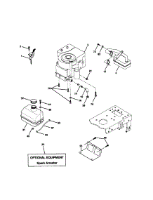 Engine parts for Craftsman Front-Engine Lawn Tractor 917270681 from AppliancePartsPros.com