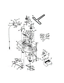 Mower Deck parts for Craftsman Front-Engine Lawn Tractor 917270682 from AppliancePartsPros.com