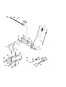 Lift Assembly parts for Craftsman Front-Engine Lawn Tractor 917270711 from AppliancePartsPros.com