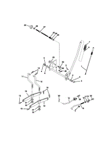 Lift Assembly parts for Craftsman Front-Engine Lawn Tractor 917270712 from AppliancePartsPros.com