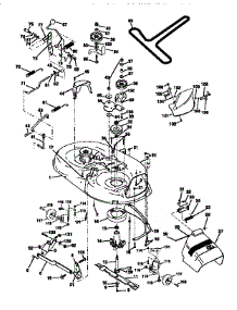 Mower Deck parts for Craftsman Front-Engine Lawn Tractor 917270720 from AppliancePartsPros.com