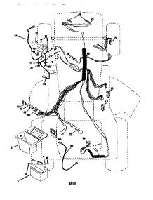 Electrical parts for Craftsman Front-Engine Lawn Tractor 917270721 from AppliancePartsPros.com