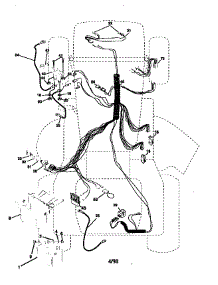 Electrical parts for Craftsman Front-Engine Lawn Tractor 917270722 from AppliancePartsPros.com