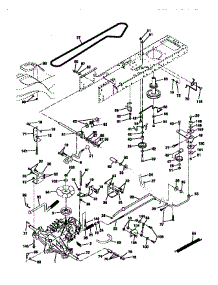 Ground Drive parts for Craftsman Front-Engine Lawn Tractor 917270722 from AppliancePartsPros.com