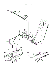 Lift Assembly parts for Craftsman Front-Engine Lawn Tractor 917270722 from AppliancePartsPros.com