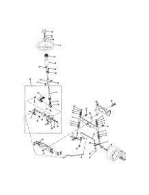 Steering Assembly parts for Craftsman Front-Engine Lawn Tractor 917270723 from AppliancePartsPros.com