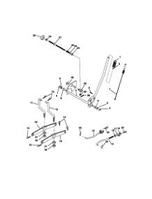 Lift Assembly parts for Craftsman Front-Engine Lawn Tractor 917270723 from AppliancePartsPros.com