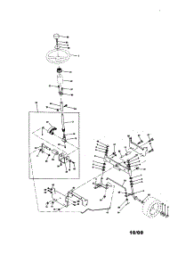 Steering Assembly parts for Craftsman Front-Engine Lawn Tractor 917270730 from AppliancePartsPros.com