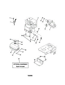 Engine parts for Craftsman Front-Engine Lawn Tractor 917270730 from AppliancePartsPros.com