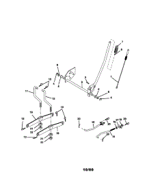 Lift Assembly parts for Craftsman Front-Engine Lawn Tractor 917270730 from AppliancePartsPros.com