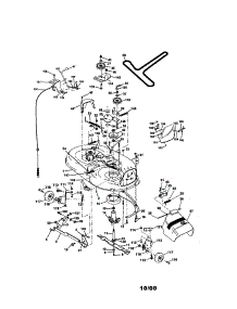 Mower Deck parts for Craftsman Front-Engine Lawn Tractor 917270730 from AppliancePartsPros.com