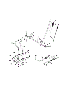 Lift parts for Craftsman Front-Engine Lawn Tractor 917270731 from AppliancePartsPros.com