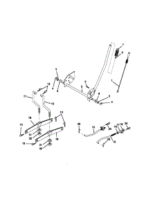 Lift Assembly parts for Craftsman Front-Engine Lawn Tractor 917270732 from AppliancePartsPros.com