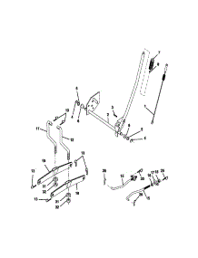 Lift Assembly parts for Craftsman Front-Engine Lawn Tractor 917270740 from AppliancePartsPros.com