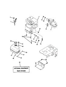 Engine parts for Craftsman Front-Engine Lawn Tractor 917270741 from AppliancePartsPros.com