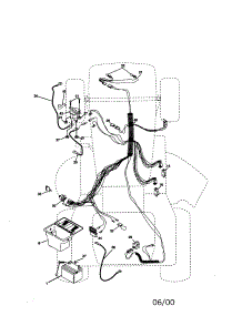 Electrical parts for Craftsman Front-Engine Lawn Tractor 917270743 from AppliancePartsPros.com