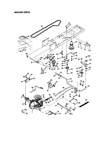 Ground Drive parts for Craftsman Front-Engine Lawn Tractor 917270743 from AppliancePartsPros.com
