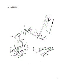 Lift Assembly parts for Craftsman Front-Engine Lawn Tractor 917270743 from AppliancePartsPros.com