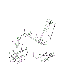 Lift Assembly parts for Craftsman Front-Engine Lawn Tractor 917270751 from AppliancePartsPros.com