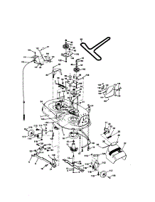 Mower Deck parts for Craftsman Front-Engine Lawn Tractor 917270751 from AppliancePartsPros.com