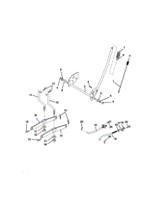 Lift Assembly parts for Craftsman Front-Engine Lawn Tractor 917270773 from AppliancePartsPros.com