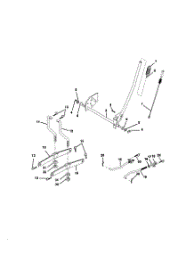Lift Assembly parts for Craftsman Front-Engine Lawn Tractor 917270774 from AppliancePartsPros.com