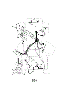 Electrical parts for Craftsman Front-Engine Lawn Tractor 917270780 from AppliancePartsPros.com