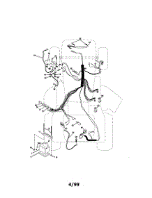 Electrical parts for Craftsman Front-Engine Lawn Tractor 917270782 from AppliancePartsPros.com
