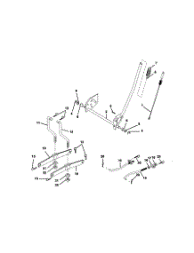 Lift Assembly parts for Craftsman Front-Engine Lawn Tractor 917270782 from AppliancePartsPros.com