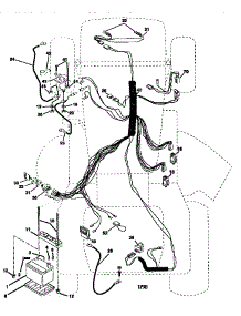 Electrical parts for Craftsman Front-Engine Lawn Tractor 917270810 from AppliancePartsPros.com