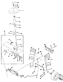 Steering Assembly parts for Craftsman Front-Engine Lawn Tractor 917270810 from AppliancePartsPros.com