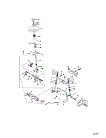 Steering Assembly parts for Craftsman Front-Engine Lawn Tractor 917270811 from AppliancePartsPros.com