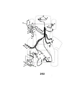 Electrical parts for Craftsman Front-Engine Lawn Tractor 917270814 from AppliancePartsPros.com