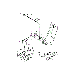 Lift Assembly parts for Craftsman Front-Engine Lawn Tractor 917270814 from AppliancePartsPros.com