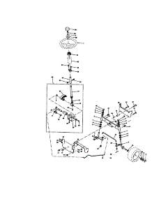 Steering parts for Craftsman Front-Engine Lawn Tractor 917270815 from AppliancePartsPros.com