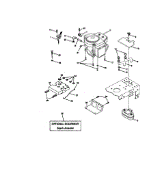 Engine parts for Craftsman Front-Engine Lawn Tractor 917270815 from AppliancePartsPros.com