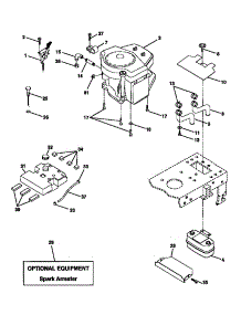 Engine parts for Craftsman Front-Engine Lawn Tractor 917270820 from AppliancePartsPros.com
