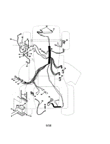 Electrical parts for Craftsman Front-Engine Lawn Tractor 917270821 from AppliancePartsPros.com