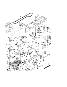 Ground Drive parts for Craftsman Front-Engine Lawn Tractor 917270821 from AppliancePartsPros.com